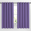 Lilac Purple Room Darkening Curtains 66 inches Long (Lilac Purple / 66"W x 66"L (Pack of 2))
