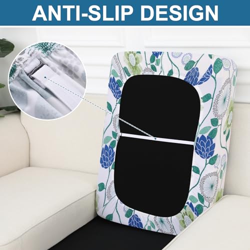 Printed Couch Cushion Covers (Light Green / Seat 2 Pack)