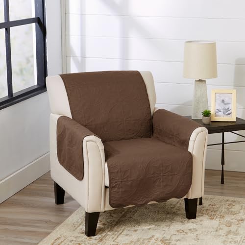 Reversible Chair Cover (Chair / Chocolate / Taupe)