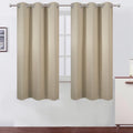 Blackout Curtains 40 x 63 inch (Beige / 40"W x 63"L (Pack of 2))