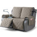 100% Waterproof Loveseat Recliner Cover (Light Brown / 2 Seater Standard)