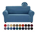 Stretch Loveseat Couch Cover Slipcover (Niagara / Medium（55"-78"))