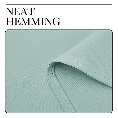 Blackout Curtain Panels for Bedroom (Aqua / 70"W x 95"L (Pack of 2))