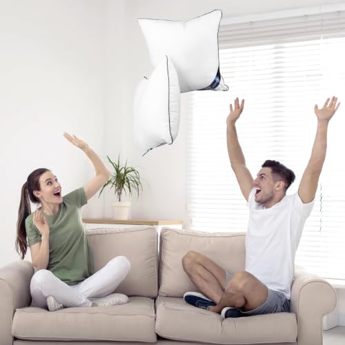 Premium Piping Throw Pillows 22x22 (22x22 Inch)