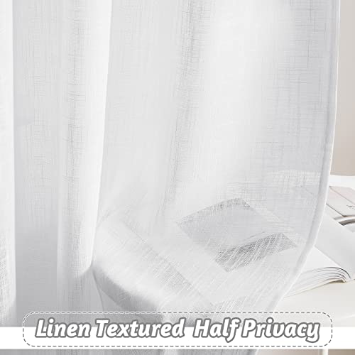 White Curtains & Drapes (White / 70"W x 95"L (Pack of 2))