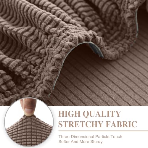 Couch Cushion Cover Seat Cushion Cover Stretch Armchair Cover Separate Sectional Sofa Slipcovers Furniture Protector (Khaki / 1PC Seat Cover or Backrest)