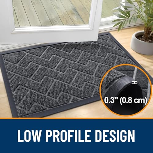 Front Door Mat Outside 59x23 (Grey / 59" x 23")
