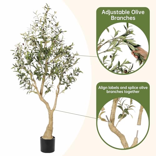 Artificial Olive Tree 5ft with Realistic Appearance (5ft)