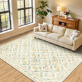 Area Rug Living Room (Beige/Multi / 5' x 7' (Rectangular))