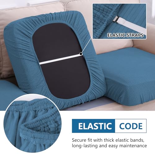 Waterproof Couch Cushion Covers for Pets (Blue / 2PCS)