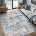 Area Rugs 6x9 for Living Room (Lightbluebrown / 6' x 9' (Rectangular))