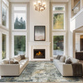 10x14 Area Rugs for Living Room Washable Dining Room Multi Color (Multi Color / 10' x 14' (Rectangular))