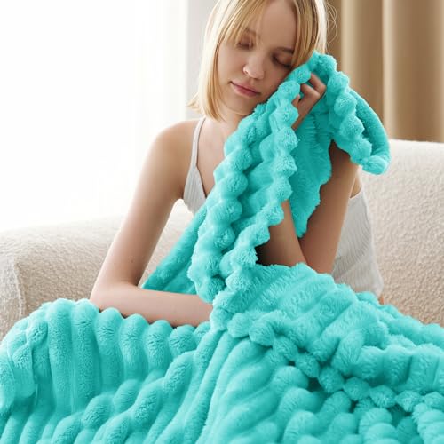 Soft Throw Blanket for Couch Decor Gifts Blue Fog 50"x60" (Blue Fog / Throw)