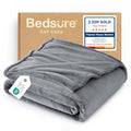 GentleSoft Fleece Throw XL Blanket for Couch (Grey / Throw XL (50" X 70"))