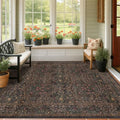 Dark Brown Washable 5x7 Area Rugs for Living Room (Dark Brown / 5' x 7' (Rectangular))