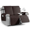Waterproof Recliner Loveseat Covers Washable (Chocolate / 2 Seater)