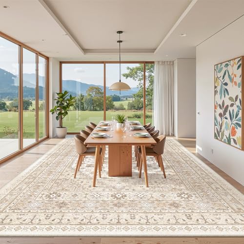 12x15 Area Rugs for Living Room (Cream/Beige / 12' x 15' (Rectangular))