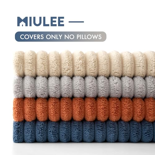 Soft Corduroy Decorative Throw Pillow Covers Blue (18" x 18" (Pack of 4) / Blue-yellow)