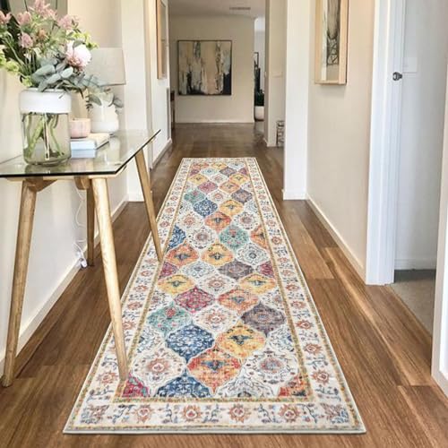 HEBE Hallway Runner Rug 2'8''x8' (Colorful / 2'8" x 8' (Rectangular))