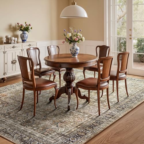 5x7 Area Rugs for Living Room (Dark/Brown / 5' X 7' (Rectangular))