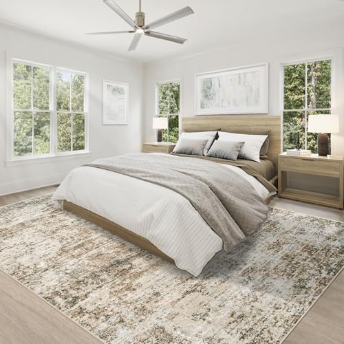 8x10 Area Rugs for Living Room (Brown / 8' x 10' (Rectangular))