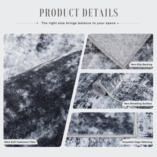 10x14 Area Rug Living Room (Black / 10' x 14' (Rectangular))