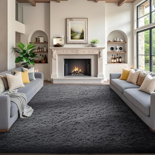 7x9 Area Rugs (1- Grey / 7' x 9' (Rectangular))