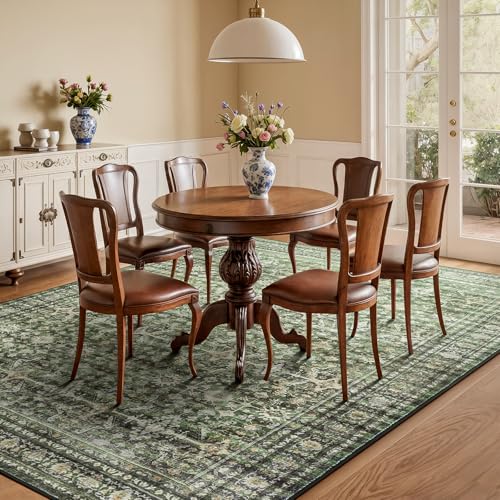 6x9 Area Rugs for Living Room Bedroom (Green / 6' X 9' (Rectangular))