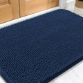 Dog Door Mat for Muddy Paws 32x20 (Dark Blue / 32" X 20")