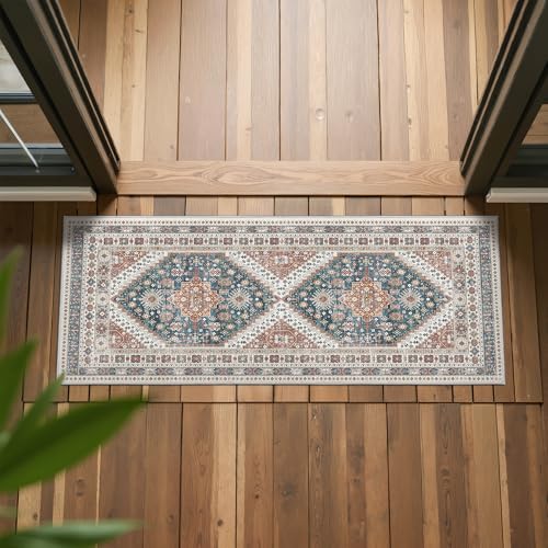 2x5 Rug Runner Non (Blue / 2' x 5' (Runner))