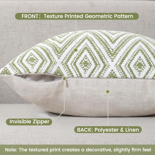Throw Pillow Covers 20x20 (Green / 20" x 20" (Pack of 4))