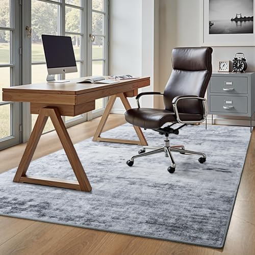 4'x6' Washable Area Rugs for Bedroom Living Room (Light Neutral Gray / 4' x 6' (Rectangular))