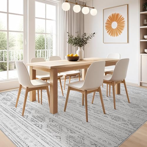 5x8 Area Rugs Living Room (Dark Grey / 5' X 8' (Rectangular))