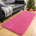 2x4 Machine Washable Runner Rugs for Hallway (2x4 Ft / Hot Pink)