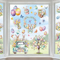 9 Sheets Easter Window Clings Decor (Happy Easter)