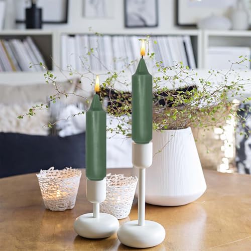 5 inch Green Taper Candles (5 inch / Green)