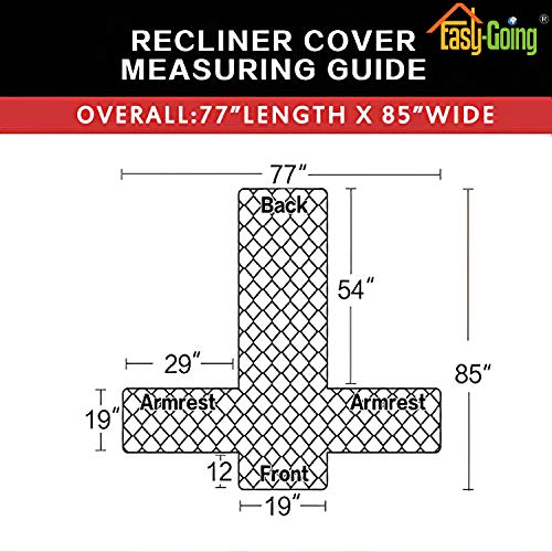 Reversible Couch Cover (Chocolate/Chocolate / Small Recliner)