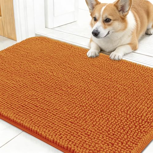 Dog Door Mat for Muddy Paws 30x17 (Clay / 30" X 17")
