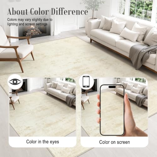 Area Rug Living Room (Beige / 8' x 8' (Square))