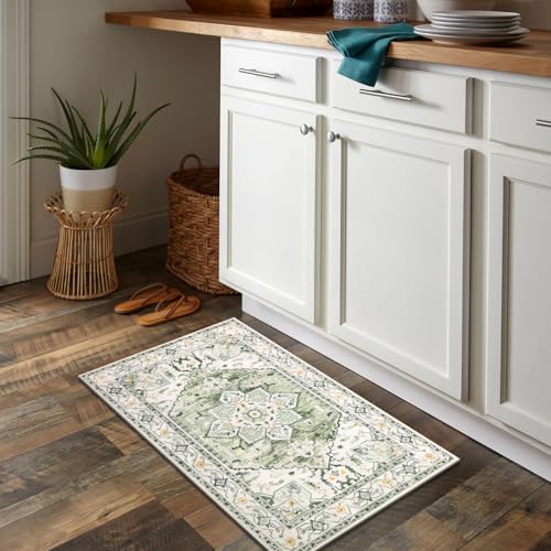 Washable Area Rug (2' x 3' / Sage Green)