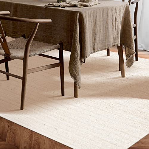 Hand Woven Jute Braided Rug (3'x5' / Off White)