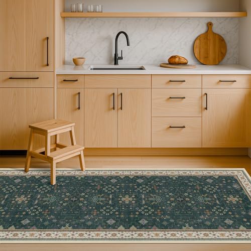 Dark Green 2x5 Kitchen Rug (2' x 5' (Runner) / Dark Green)