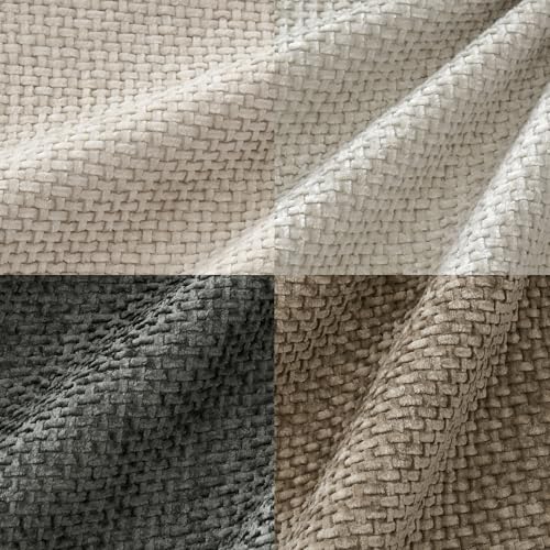 Soft Decorative Chenille Pillow Covers Neutral 18x18 Pack of 4 (18" x 18" (Pack of 4) / Neutral)