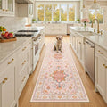 Washable Area Rug (Pink/Light Pink/Colorful / 2' x 8' (Rectangular))