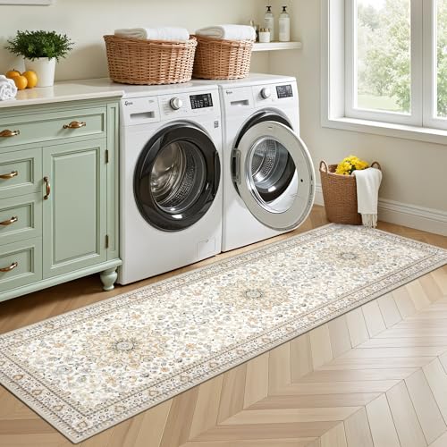 Hallway Runner Rug (Beige / 2'6" x 8' (Runner))