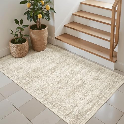3x4 Rugs Non Slip (Beige / 3' x 4' (Rectangular))