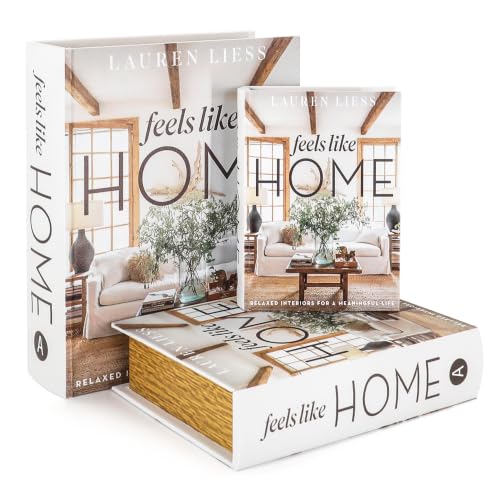 Decorative Book Boxes Set of 3 (Home)