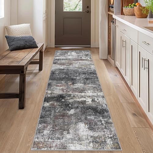 2x6 Runner Rug for Hallway (Dark Grey / 2' x 6' (Rectangular))