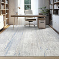 Washable Rugs 6x9 Area Rugs for Living Room (6' x 9' (Rectangular) / Blue-griege-brown-beige-white)