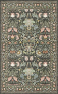 HY HAOYUNLAI Washable Non (6' x 8' (Rectangular) / Green)